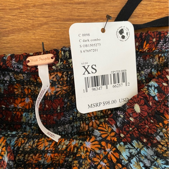 🆕 FREE PEOPLE Back on Top Crop Top Dark Combo - Picture 7 of 8